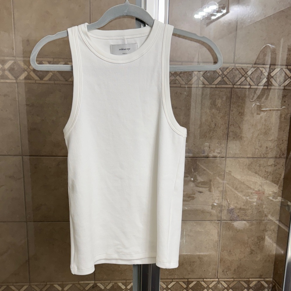 Sold out NYC not so basic tank white